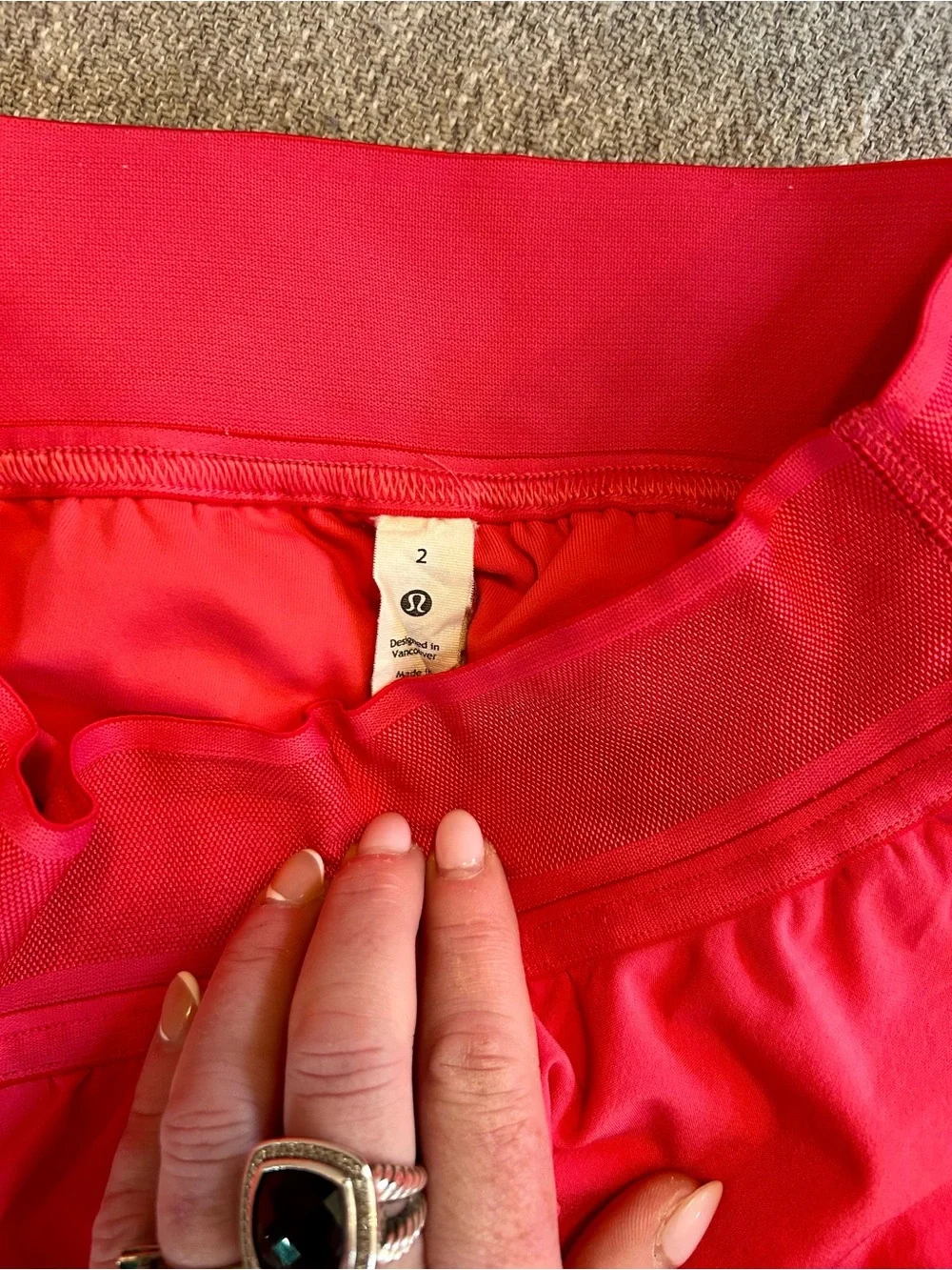 lululemon athletica Court Rival High-Rise Skirt in Pale Raspberry Size 2